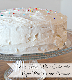 Dairy-Free White Cake with Vegan Buttercream Frosting -   19 cake Amazing dairy free ideas