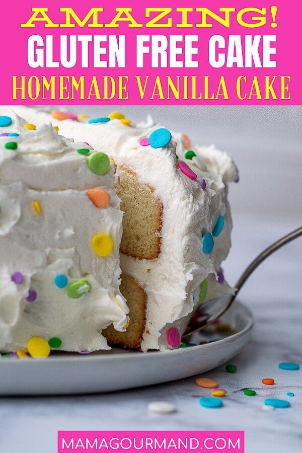 Fluffy & Moist Gluten Free White Cake | Best Gluten Free Cake Recipe! -   19 cake Amazing dairy free ideas
