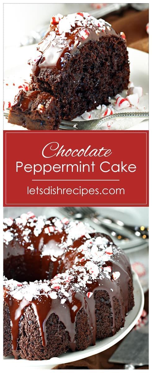 Chocolate Peppermint Bundt Cake -   19 desserts Creative awesome ideas
