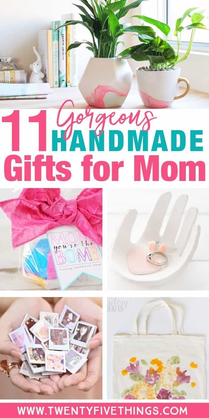 Things to Make for Mother's Day: 11 Gorgeous Handmade Gifts for Mom - Fun Loving Families -   19 diy projects For Mom families ideas