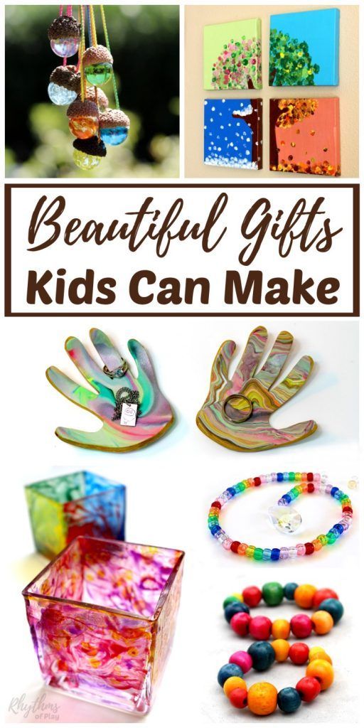Homemade Gifts Kids Can Make for Parents and Grandparents | Rhythms of Play -   19 diy projects For Mom families ideas