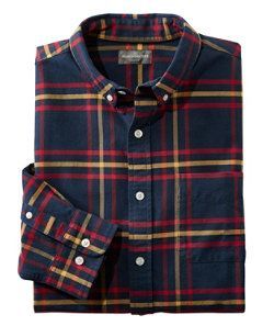 Men's Signature Washed Oxford Cloth Shirt, Plaid -   19 fabric crafts For Men man shirt ideas