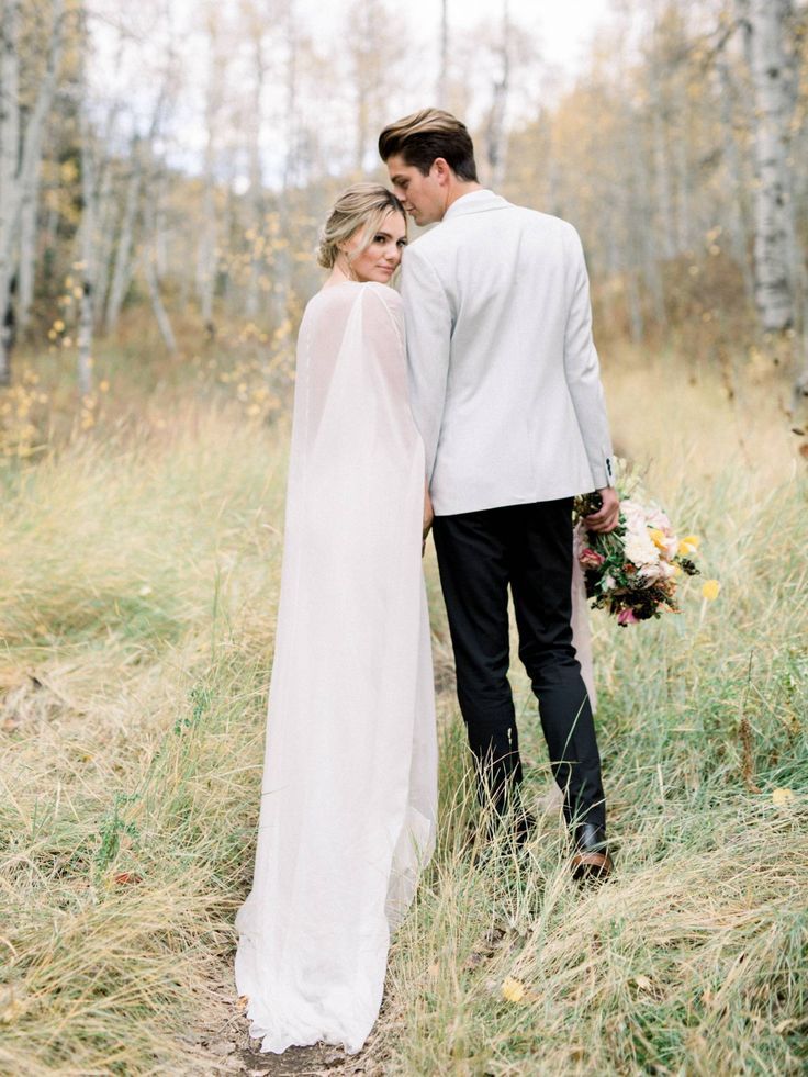 Romantic wedding editorial showcasing Utah's stunning fall foliage | Colorado Springs Wedding Inspir -   19 fall wedding Photos ideas