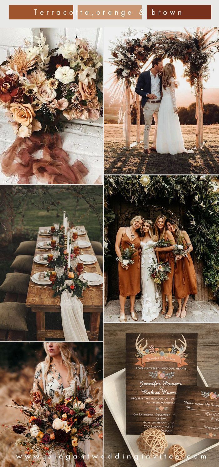5 Unique Wedding Color Combos to Make Your Big Day Stand Out -   19 fall wedding Photos ideas