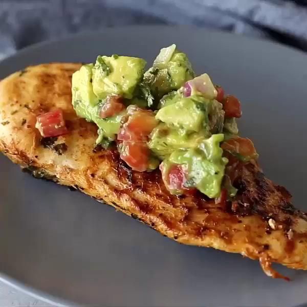 Grilled Chicken Recipe - Keto Avocado Salsa - Step-by-Step Guide -   19 healthy recipes For Two link ideas