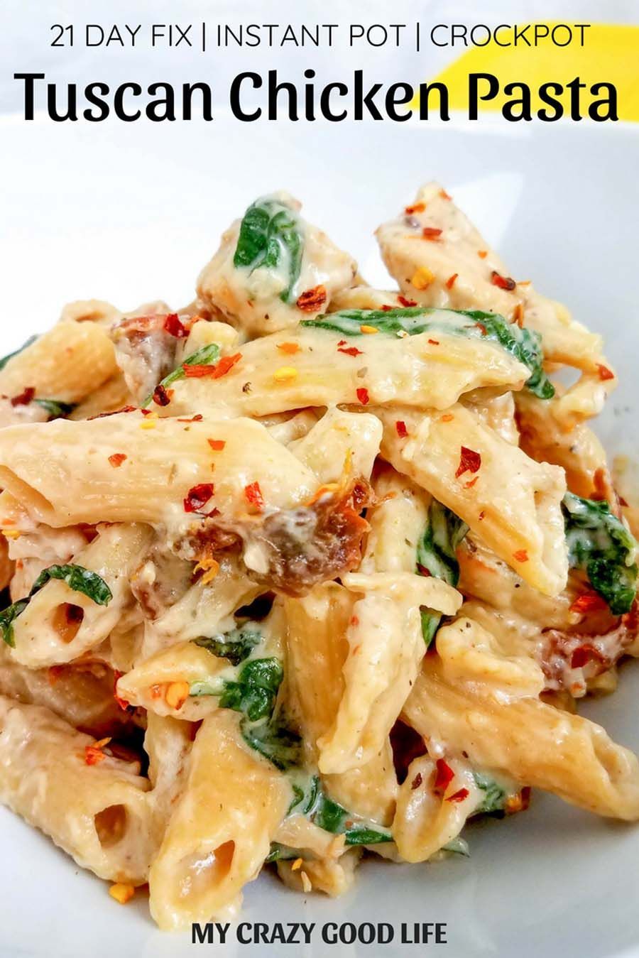 Healthy Tuscan Chicken Pasta -   19 healthy recipes For Two link ideas