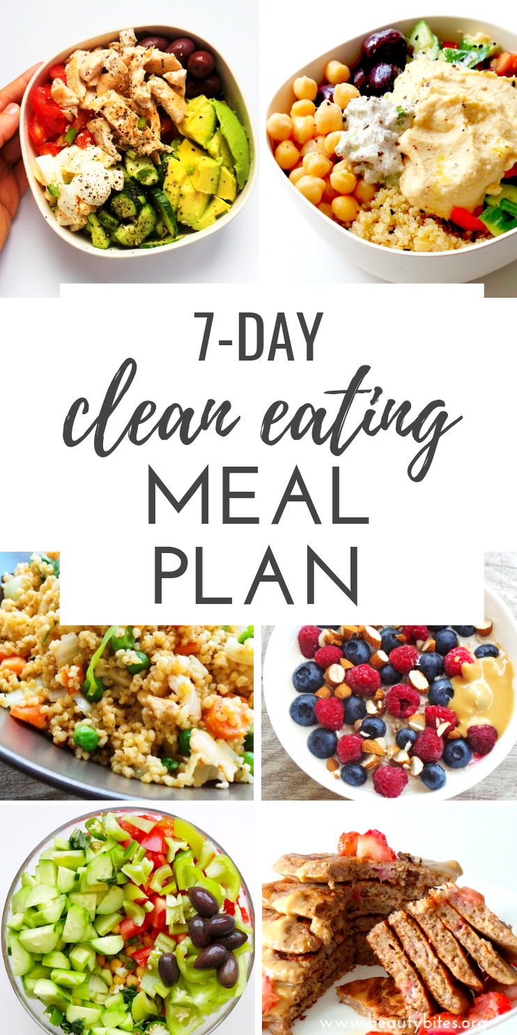 7-Day Clean Eating Challenge & Meal Plan (The First One) - Beauty Bites -   19 healthy recipes For Two link ideas