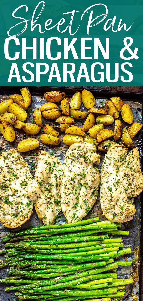 Sheet Pan Chicken and Asparagus - The Girl on Bloor -   19 healthy recipes Quick simple ideas