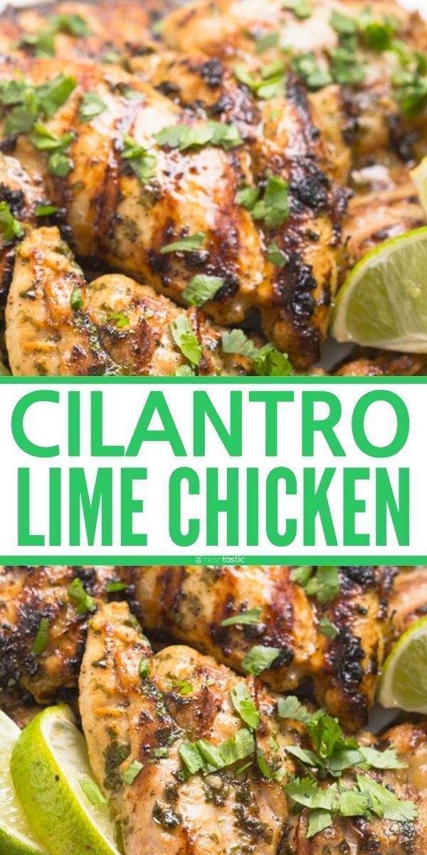 Crispy Baked Cilantro Lime Chicken - Paleo & Whole30 Option -   19 healthy recipes Quick simple ideas