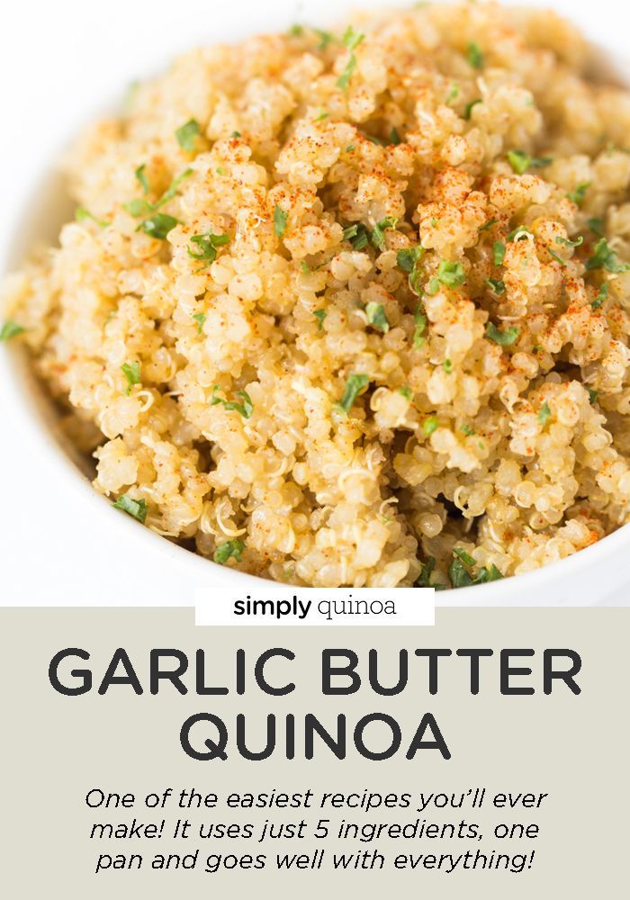 Garlic Butter Quinoa -   19 healthy recipes Quinoa couscous ideas