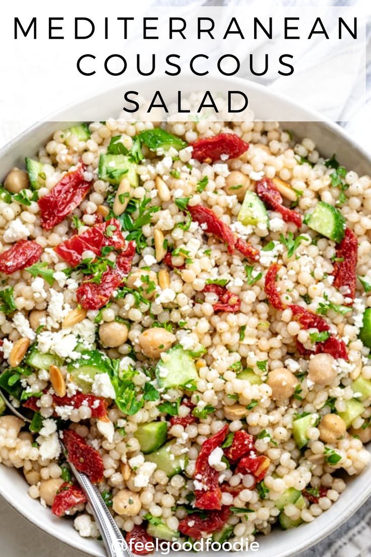 Mediterranean Couscous Salad -   19 healthy recipes Quinoa couscous ideas