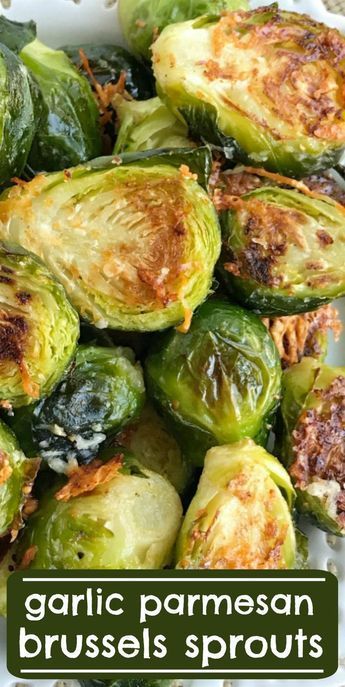 Oven Roasted Parmesan Brussels Sprouts -   19 healthy recipes Sides veggies ideas