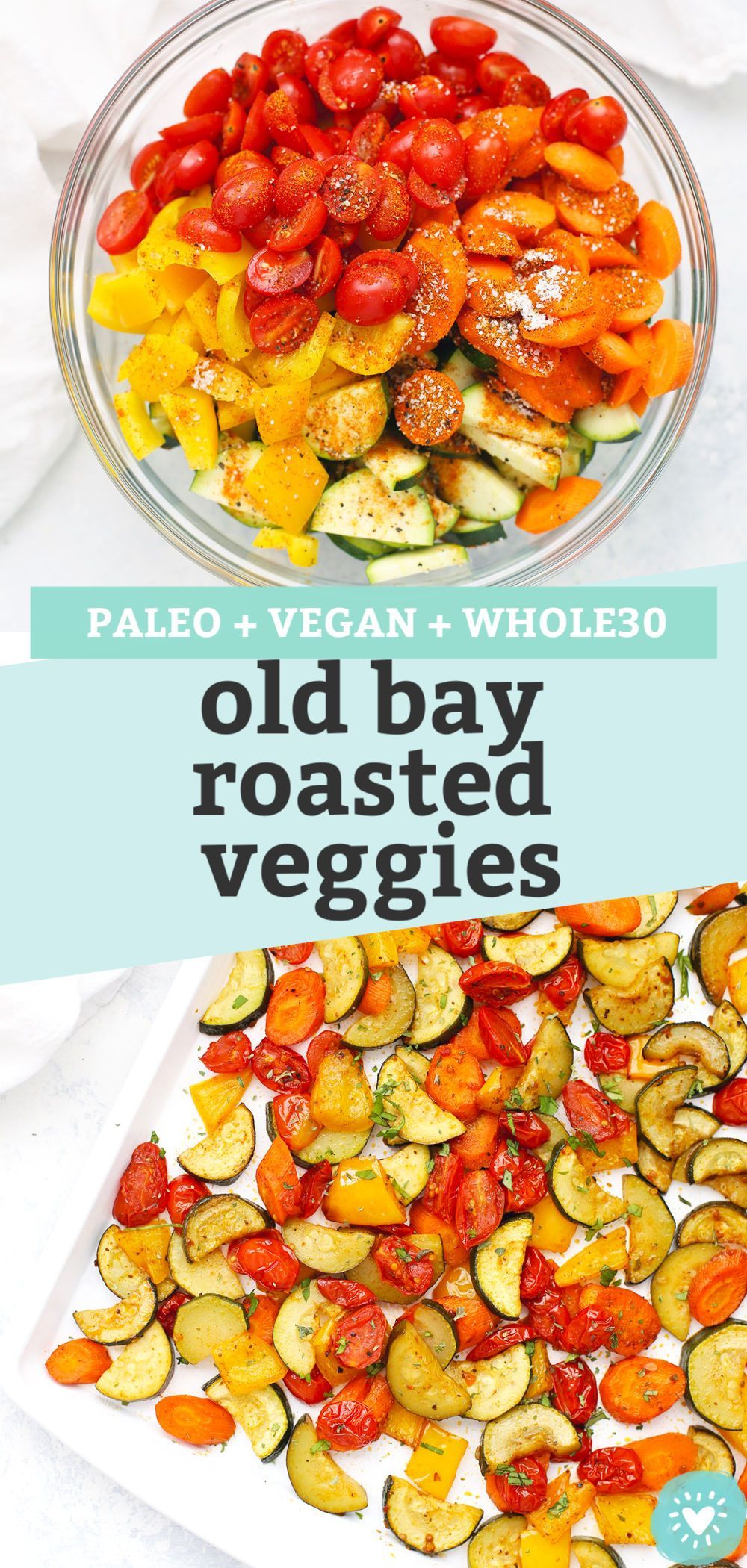 Old Bay Roasted Veggies (Paleo + Vegan) -   19 healthy recipes Sides veggies ideas
