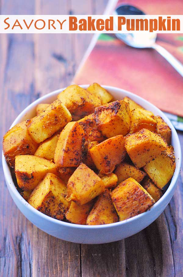 Savory Baked Pumpkin Recipe | Healthy Recipes Blog -   19 healthy recipes Sides veggies ideas
