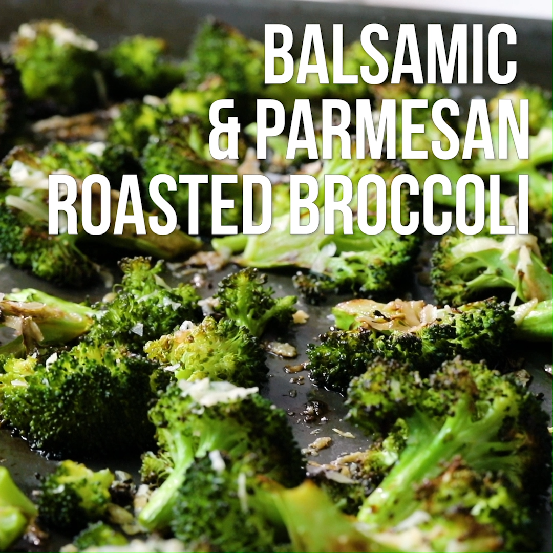 Balsamic & Parmesan Roasted Broccoli -   19 healthy recipes Sides veggies ideas