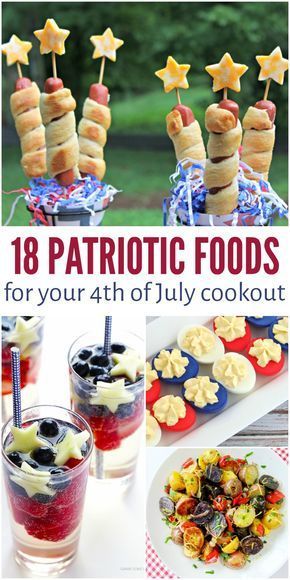 19 holiday Recipes 4th of july ideas