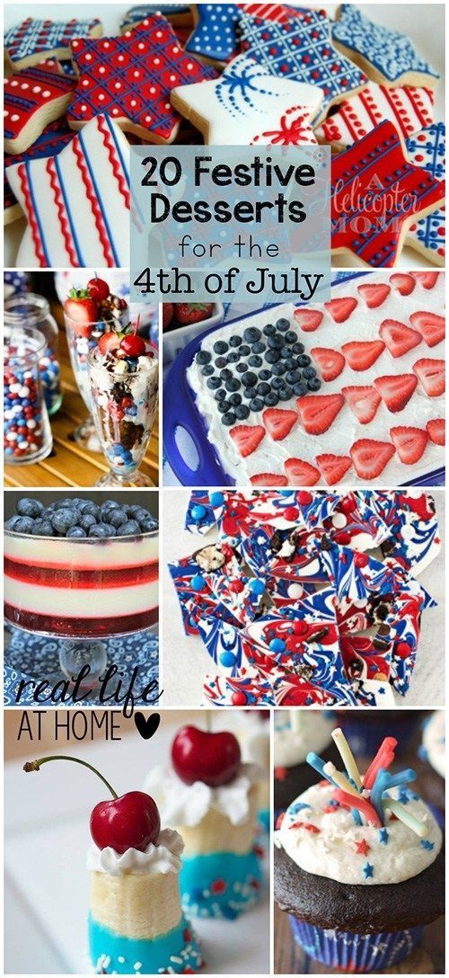 20 Festive Desserts for the 4th of July -   19 holiday Recipes 4th of july ideas