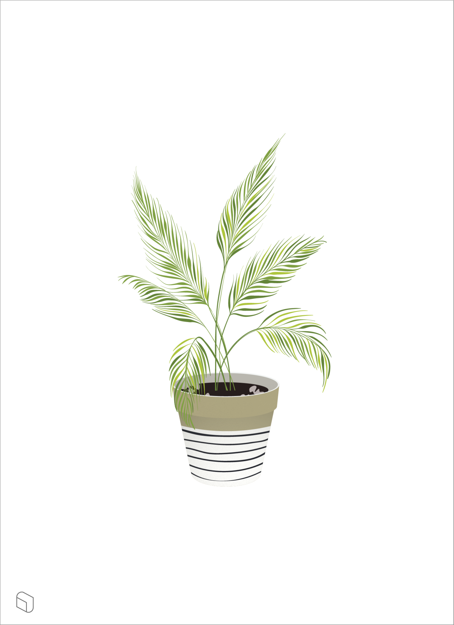 Flat Vector Indoor Plant Illustration -   19 plants Png interior rendering ideas