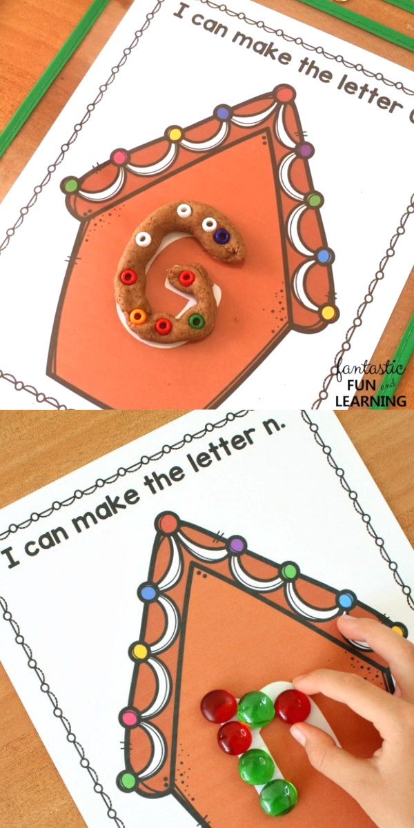Gingerbread ABCs Preschool Alphabet Printables -   20 holiday Activities letters ideas