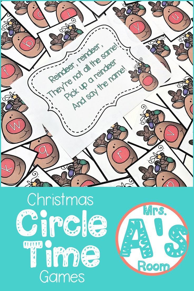 Christmas Circle Time Games | Mrs. A's Room -   20 holiday Activities letters ideas