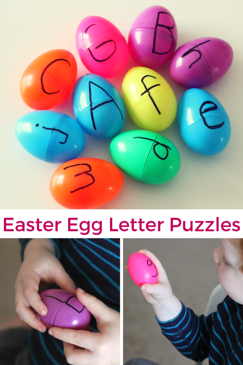 Easter Egg Letter Puzzles -   20 holiday Activities letters ideas