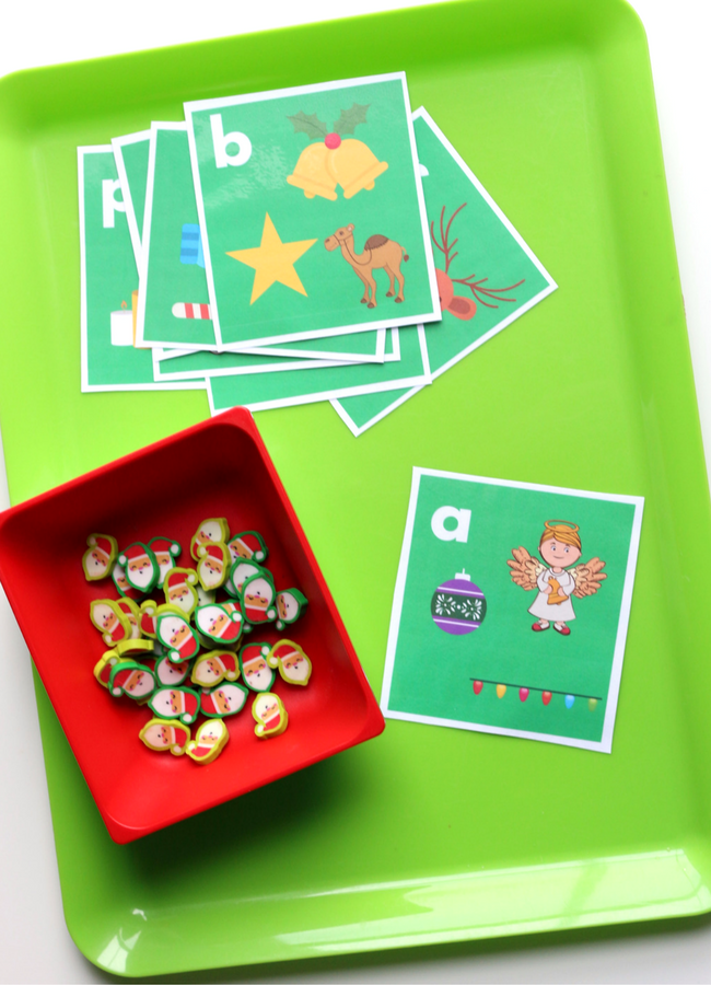 4 Free Printables To Use with Target Dollar Spot Mini Erasers! - No Time For Flash Cards -   20 holiday Activities letters ideas