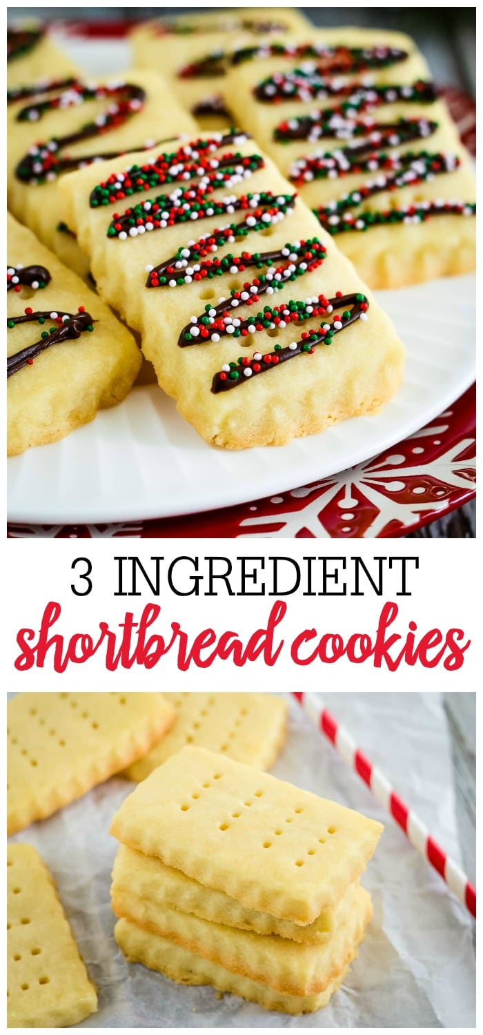 Easy Shortbread Cookies Recipe {Just 3 Ingredients!} | Lil' Luna -   21 cake ingredients shortbread cookies ideas