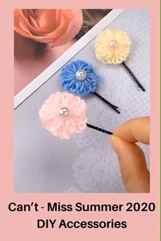 DIY Accesories for Her -   21 fabric crafts Videos flowers ideas