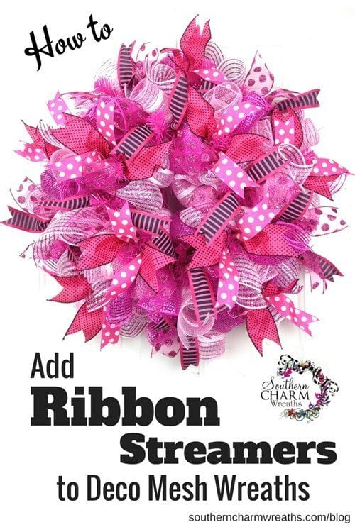 How to Add Ribbon to Deco Mesh Wreaths -   21 holiday Wreaths mesh ideas