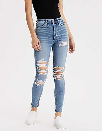 AE Ne(x)t Level Super High-Waisted Jegging -   15 style Jeans ripped ideas