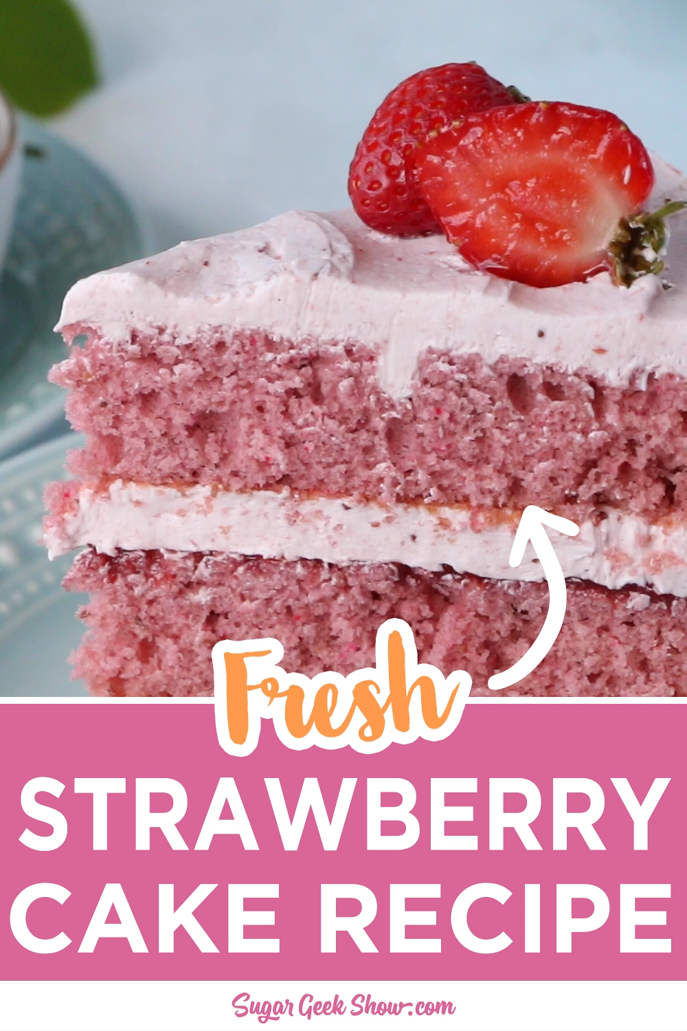 Fresh Strawberry Cake Recipe -   16 box cake Flavors ideas