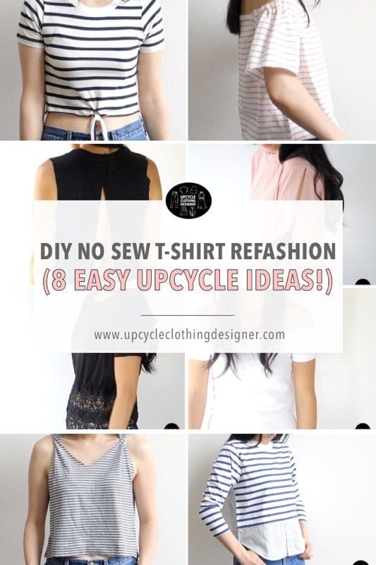 17 DIY Clothes Easy no sew ideas