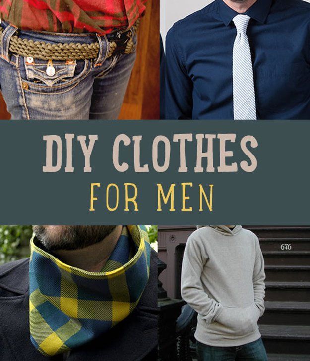 DIY Clothes for Men DIY Projects Craft Ideas & How To's for Home Decor with Videos -   17 DIY Clothes Man boys ideas