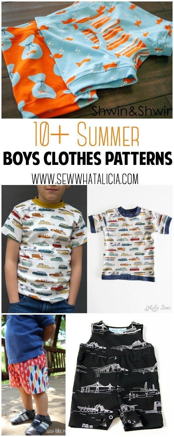10+ Summer Boys Clothes Tutorials -   17 DIY Clothes Man boys ideas