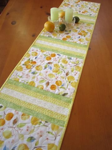 Spring Easter Table Runner -   17 fabric crafts Easter table runners ideas