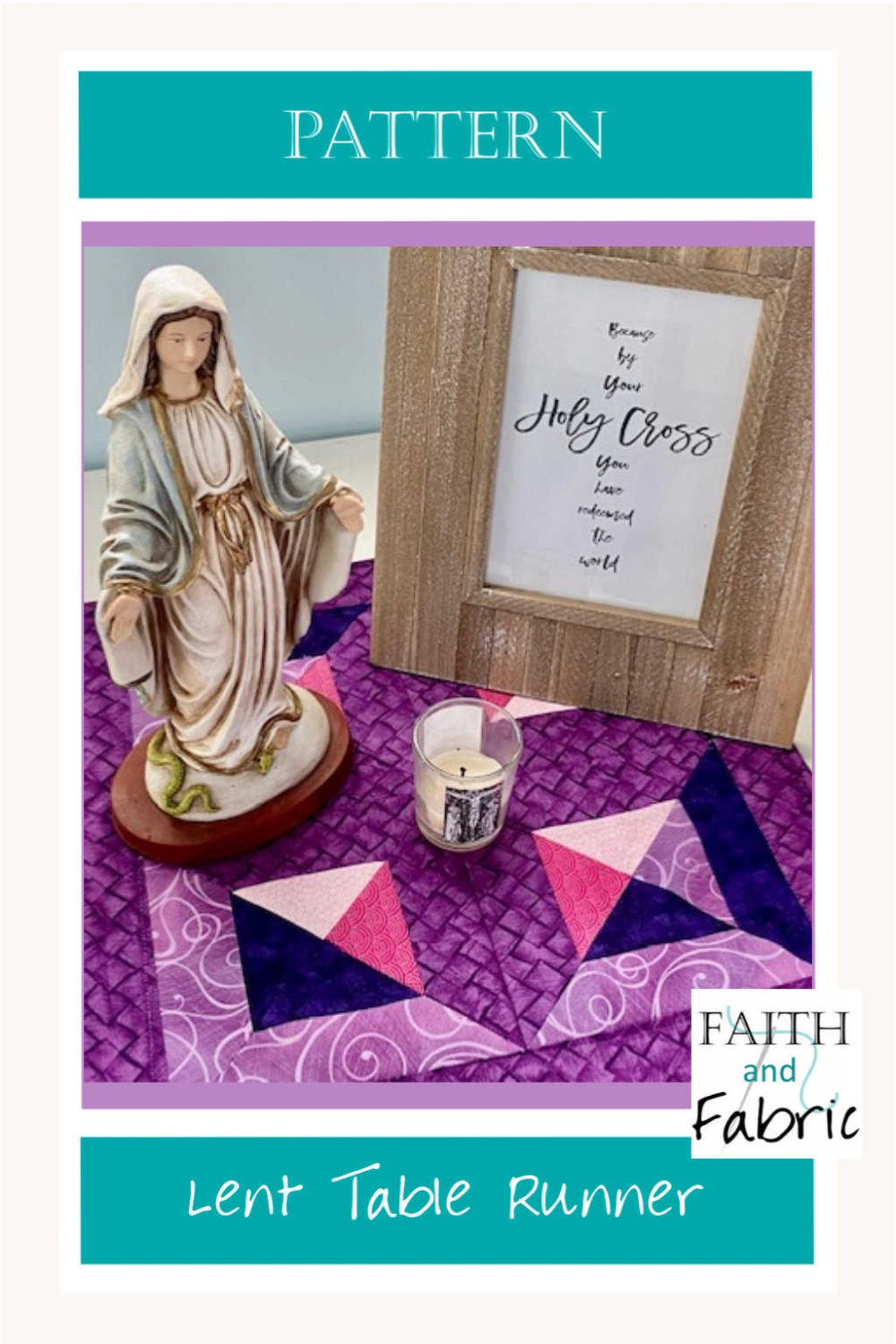 Tutorial: Reversible Lent Table Runner + Easter (DIY) -   17 fabric crafts Easter table runners ideas