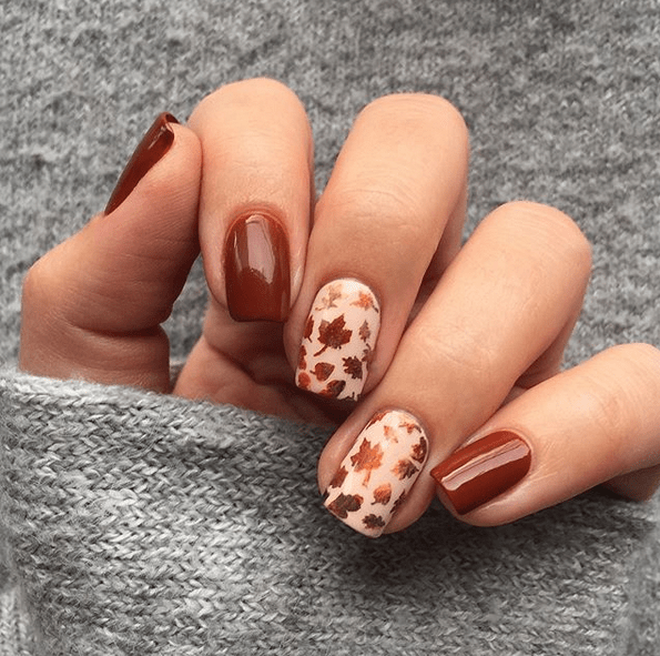 FALL NAIL DESIGN IDEAS THAT ARE TOTALLY ON TREND - Moosie Blue -   17 fall nail designs ideas