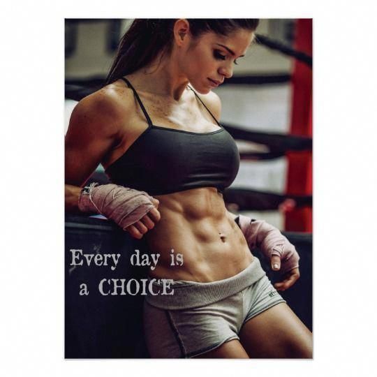 Workout Motivational Poster -   17 fitness Abs women ideas