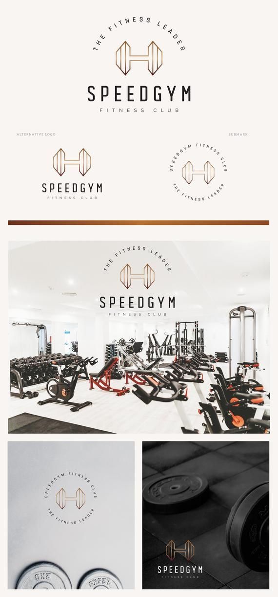 Geometric Logo Design, Premade logo, Minimal Logo, Gym Logo, Fitness Blog Logo, Alternative Logo, Submark -   17 fitness Logo posts ideas