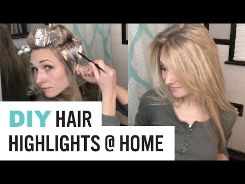 HOW TO Highlight Hair AT HOME!!!! DYI Tutorial Video -   17 hair Highlights techniques ideas