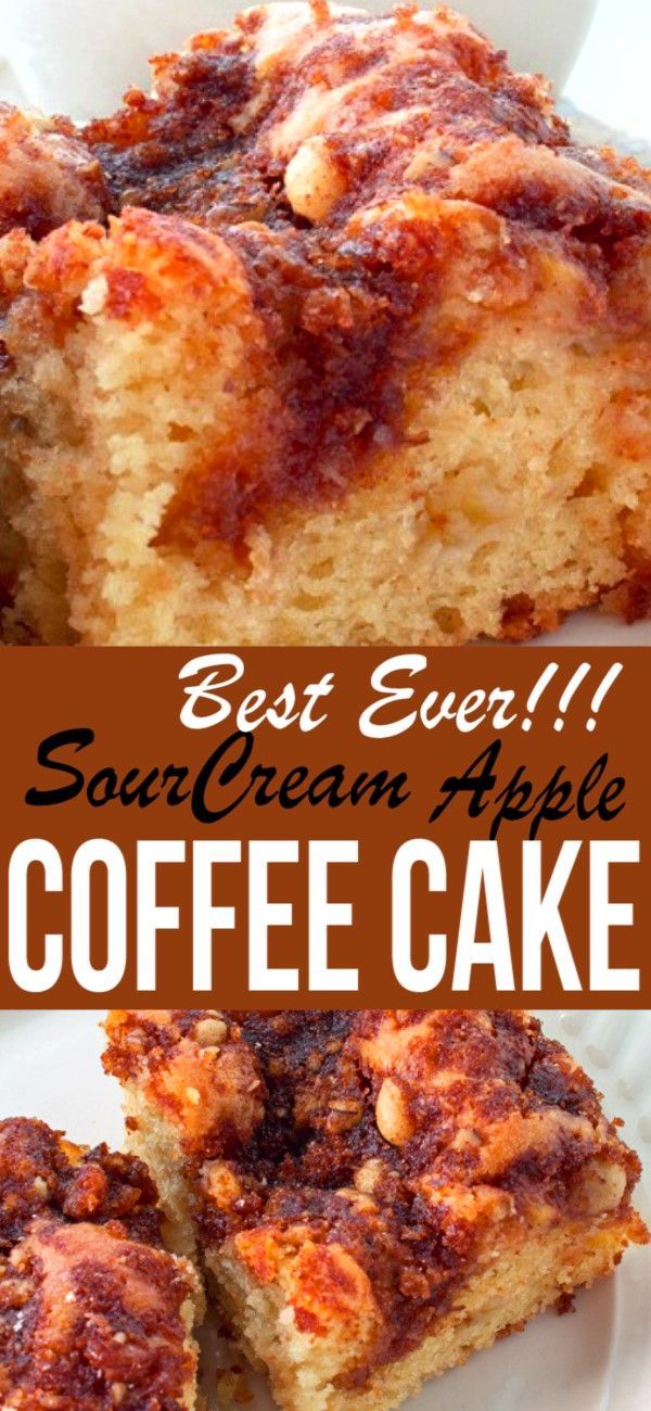 SOUR CREAM APPLE COFFEE CAKE -   18 cake Apple simple ideas