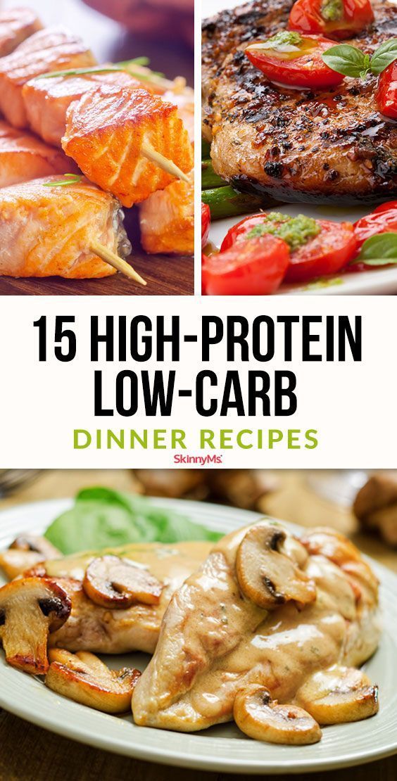 15 High-Protein Low-Carb Dinner Recipes -   18 healthy recipes Yummy weight loss ideas