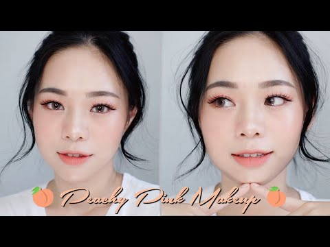 SUMMER PEACHY PINK LOOK | KOREAN MAKEUP TUTORIAL -   18 peachy makeup Korean ideas