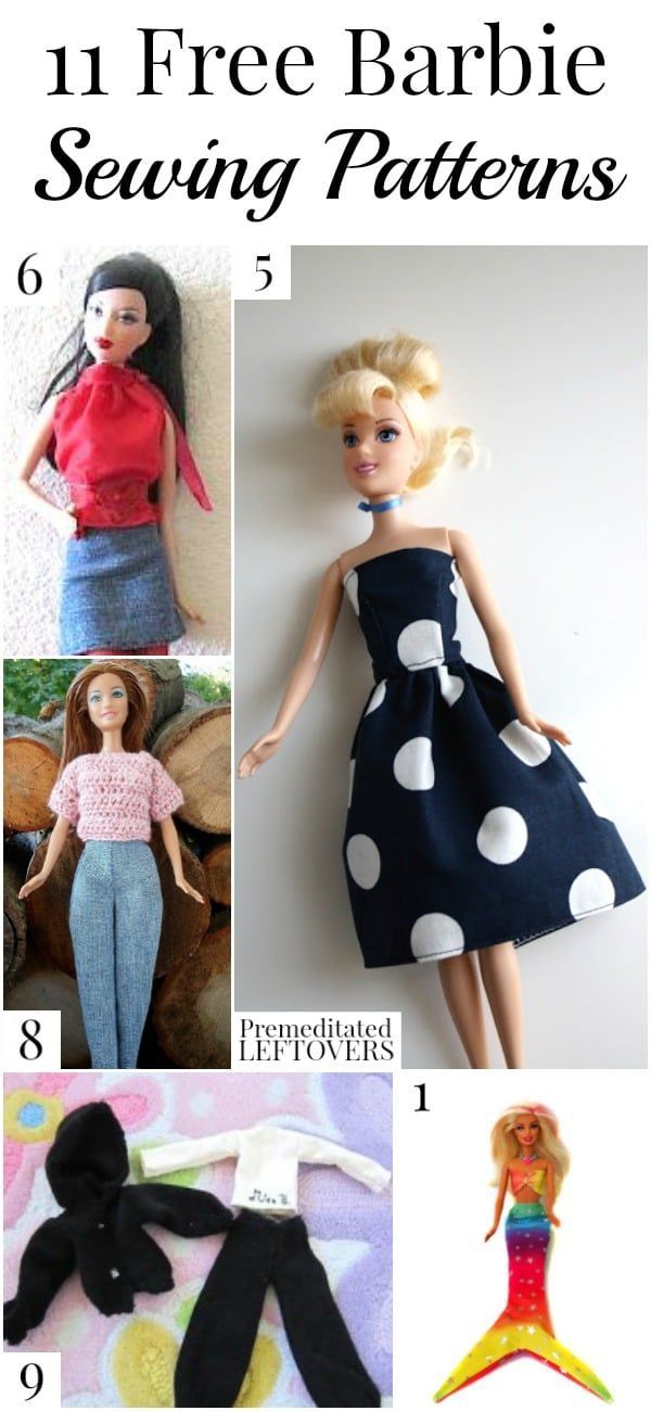 11 Free Barbie Sewing Patterns -   19 barbie dress For Kids ideas