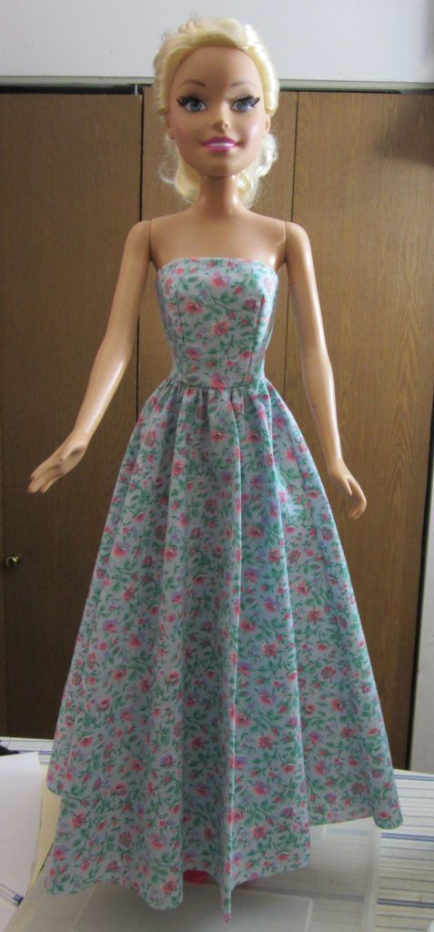 Barbie Best Fashion Friend Strapless Dress Pattern - Janel Was Here -   19 barbie dress For Kids ideas