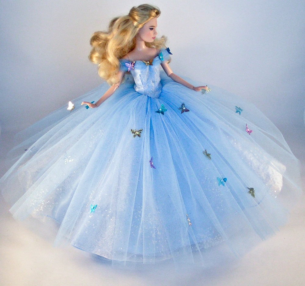 Replica of Cinderella Dress for Barbie, Dress for Barbie, Barbie Clothes, Fashion for Barbie, Barbie Dresses, Barbie Couture Dress -   19 barbie dress For Kids ideas