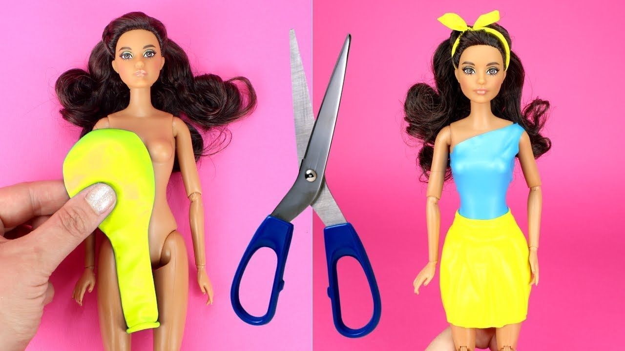 рџ‘— DIY Barbie Dresses with Balloons Making Easy No Sew Clothes for Barbies Creative Fun for Kids – The DIY Blog -   19 barbie dress For Kids ideas