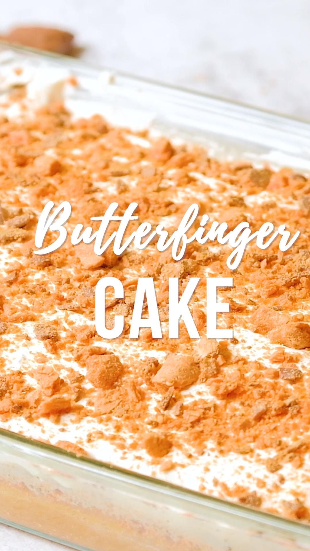 Butterfinger Poke Cake -   19 cake Cool condensed milk ideas