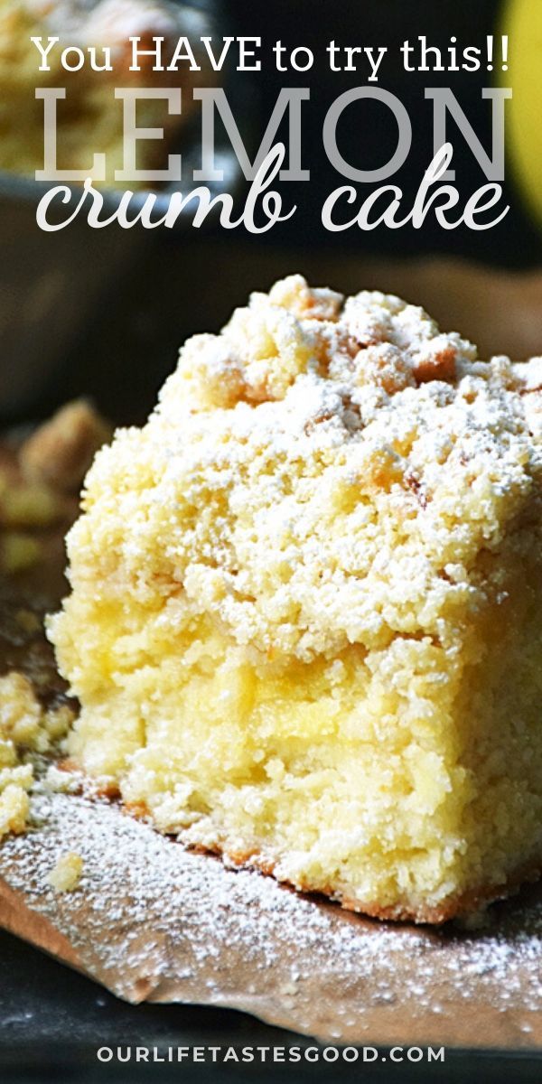 THE ABSOLUTE BEST CRUMB CAKE WITH A TWIST OF LEMON -   19 desserts Amazing cooking ideas