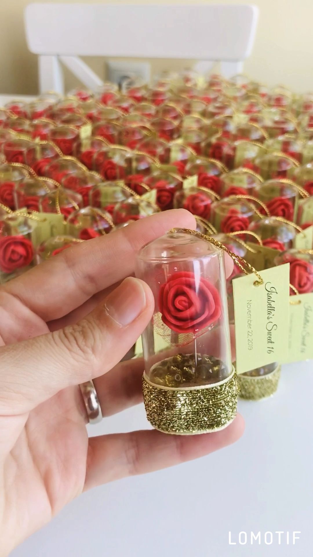 10pcs Red Rose Dome Favors, Wedding Favors, Beauty and the Beast Favors, Belle Favors, Glass Dome, Sweet 16, Bridal Shower, Birthday Favors -   19 disney wedding ideas